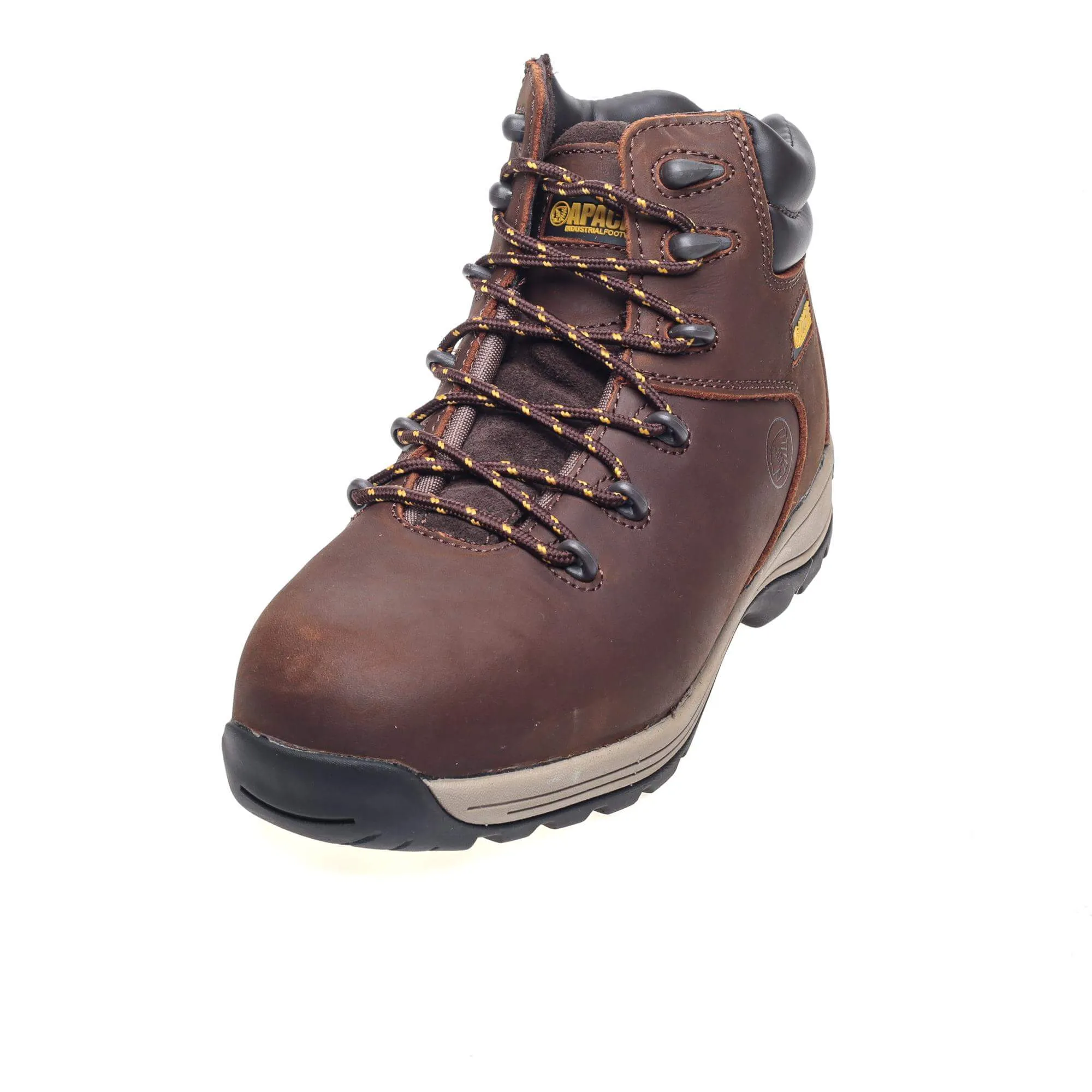 Apache AP315CM Brown Nubuck Water Resistant Safety Hiker Boots