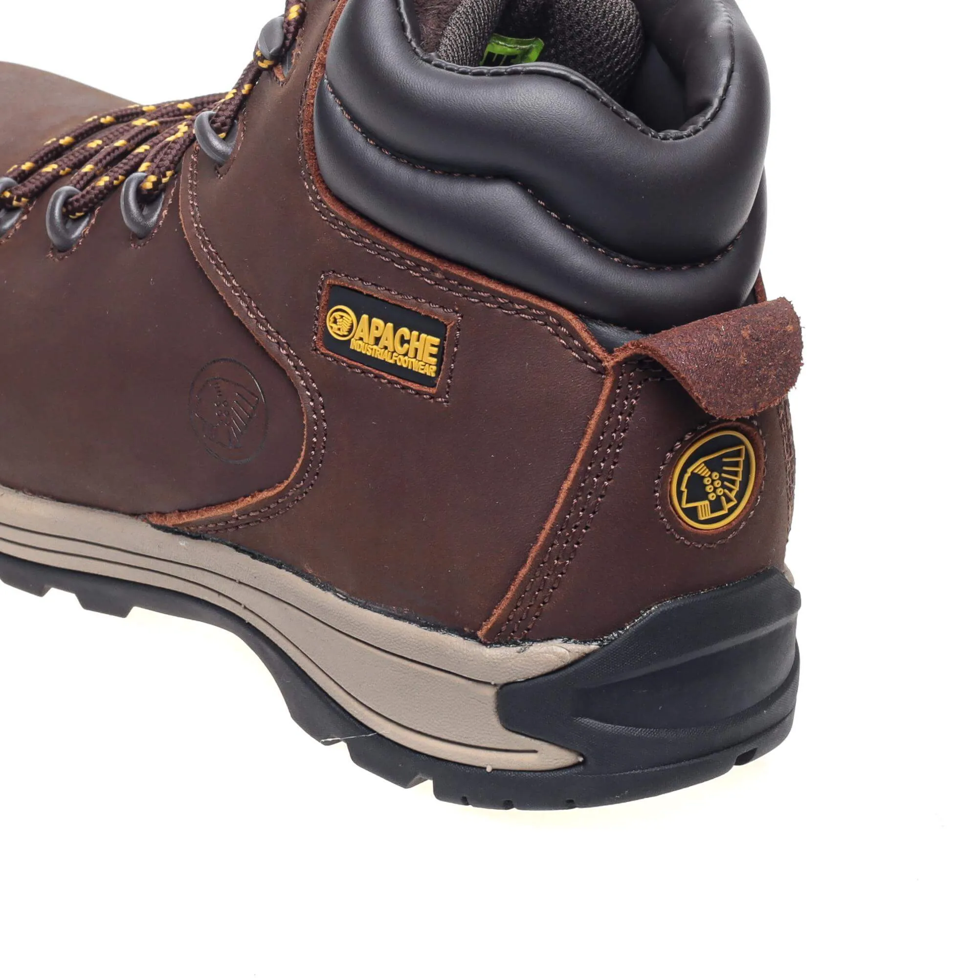 Apache AP315CM Brown Nubuck Water Resistant Safety Hiker Boots