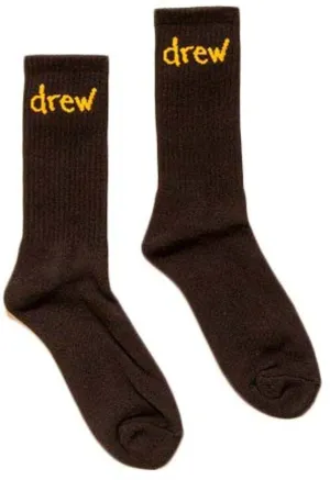 DREW HOUSE SCRIBBLE SOCKS BLACK