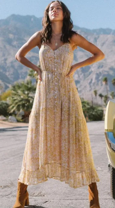 Juliette Strappy Maxi Dress