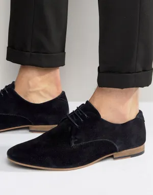 KG By Kurt Geiger Dorchester Derby Shoes In Navy Suede