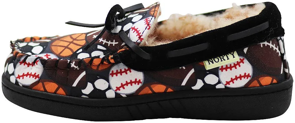 NORTY Big Kids 4-6 Sport Balls Slippers 16912