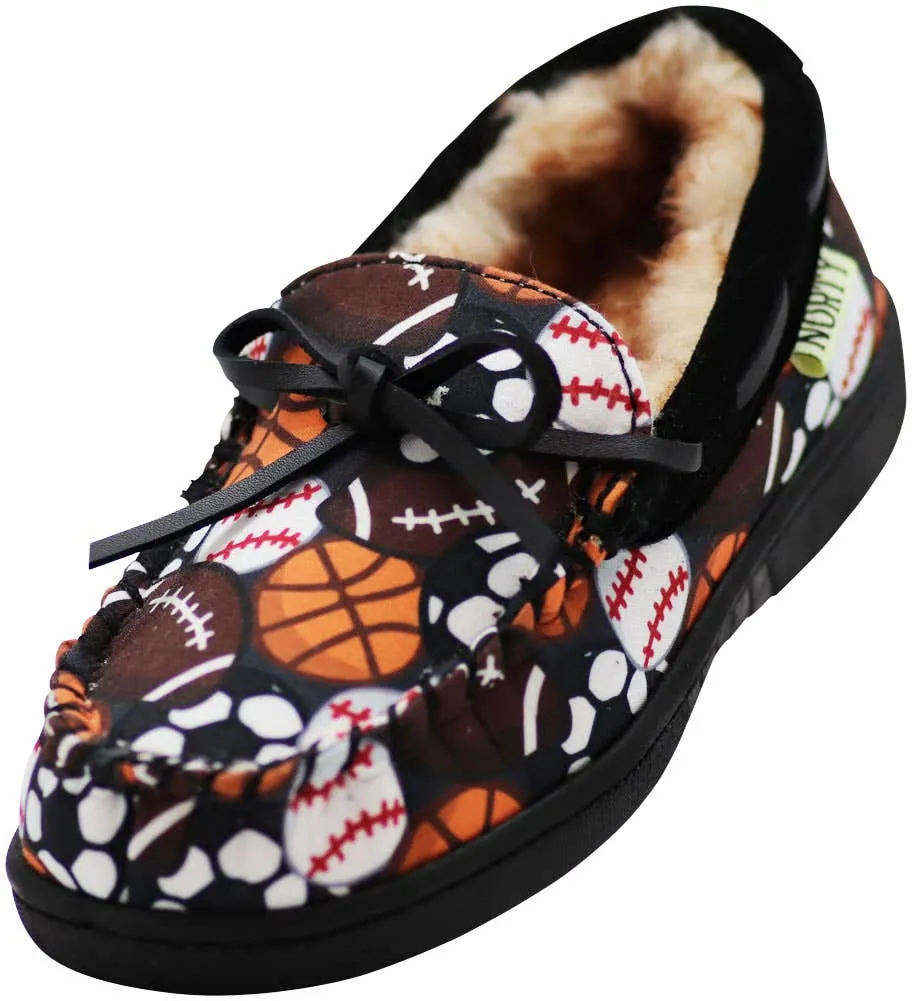 NORTY Big Kids 4-6 Sport Balls Slippers 16912