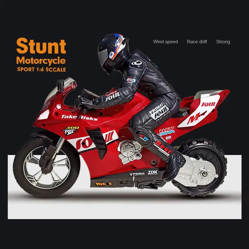 RC Motorcycles Toys for Boys 1/6 Electric Motor RC Cars High Speed 4CH Remote Control Racing Motorcycle Drift Car Model Gift