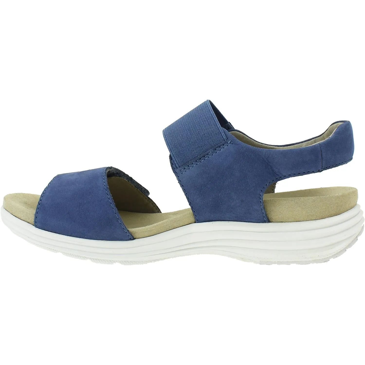 Women's Aravon Beaumont Two Strap Blue Leather